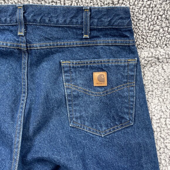 Carhartt B230 Relaxed Fit Denim Jeans Blue Men's 38 x 34 NEVER WORN - Picture 13 of 13